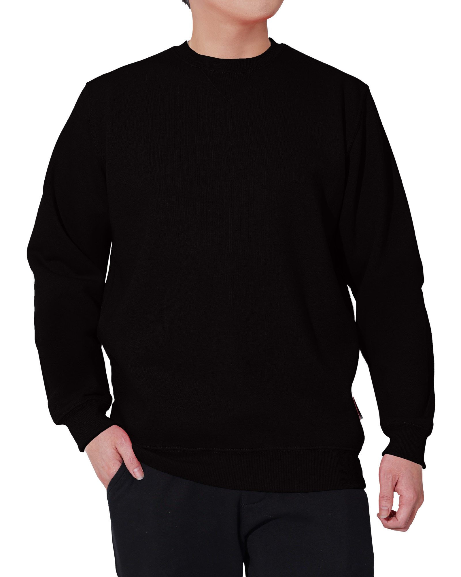 WORK IDEA Sweatshirt Arbeitskleidung Herren Sweatshirt Herren (1-tlg) Basic‑Arbeitspullover für Männer