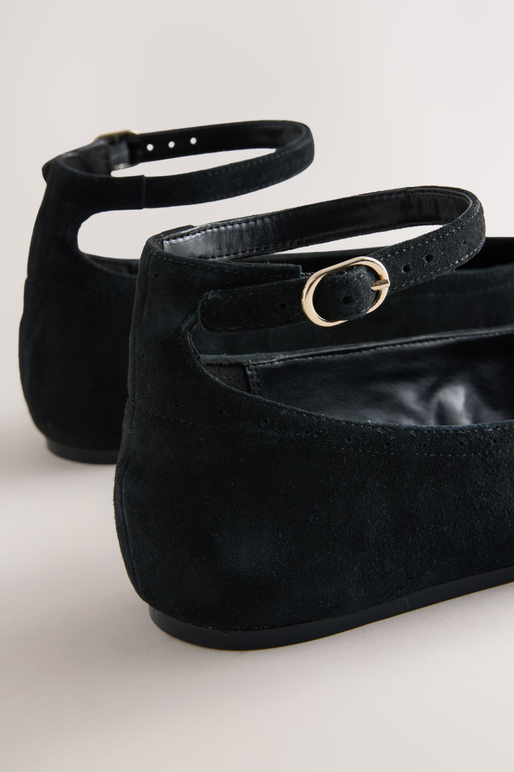 Next Forever Comfort® Leder-Ballerinas, Knöchelriemen Riemchenballerina (1-tlg)