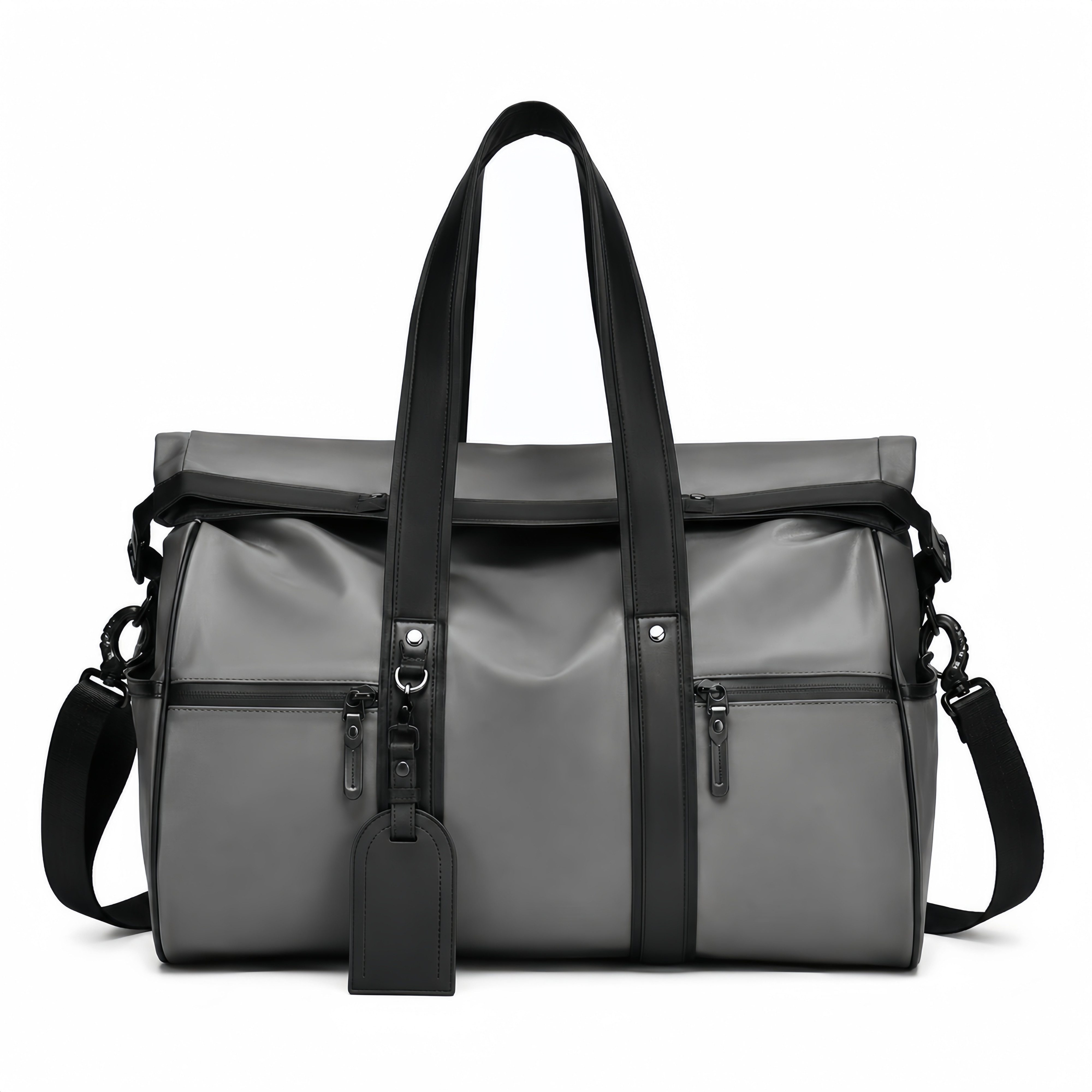 Forrlite Reisetasche Reisetasche Wasserdichter Reise-Seesack - Tragetasche, Sporttasche (Schultertasche (Erweiterbar mit Trolley-Ärmel und Nasstasche), Atmungsaktiv, wasserdicht, verschleißfest, großes Fassungsvermögen), Schultergurt, für Yoga, Schwimmen,