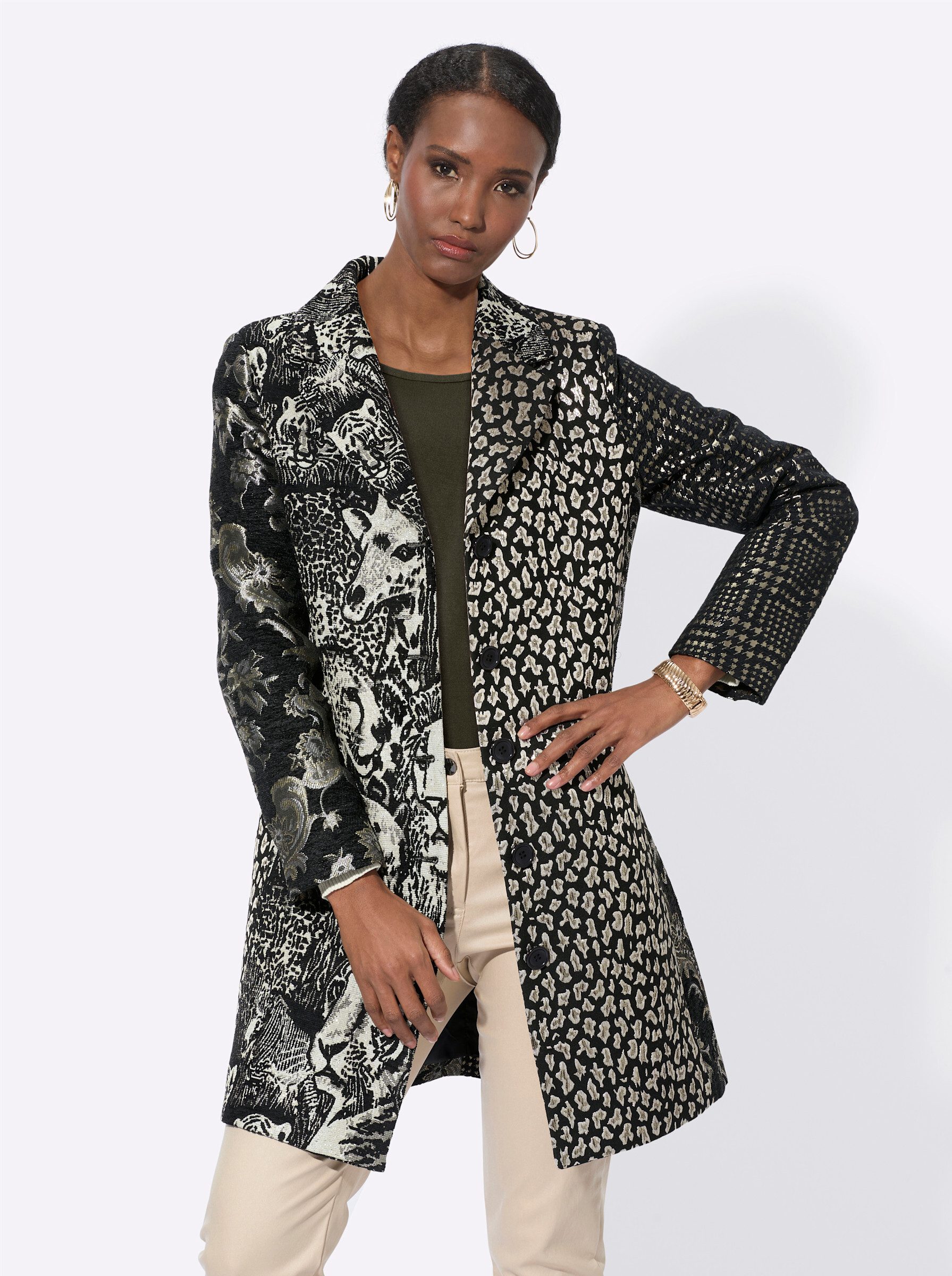 Mainpol Blusenblazer Jacquardblazer günstig online kaufen