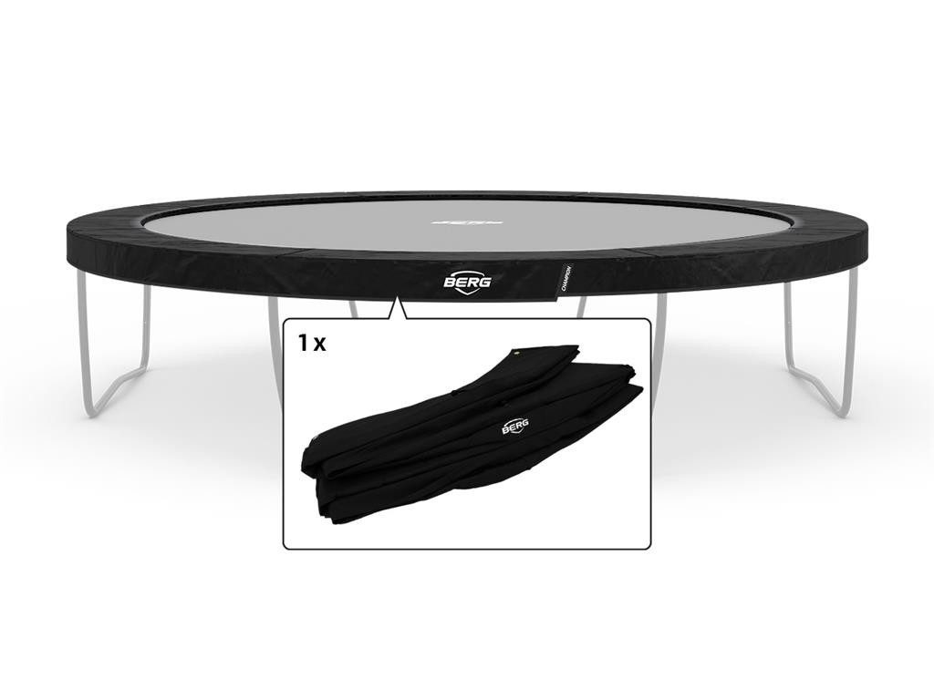Trampolin-Randabdeckung Ersatzteil 430 cm rund schwarz - Champion Regular Federabdeckung