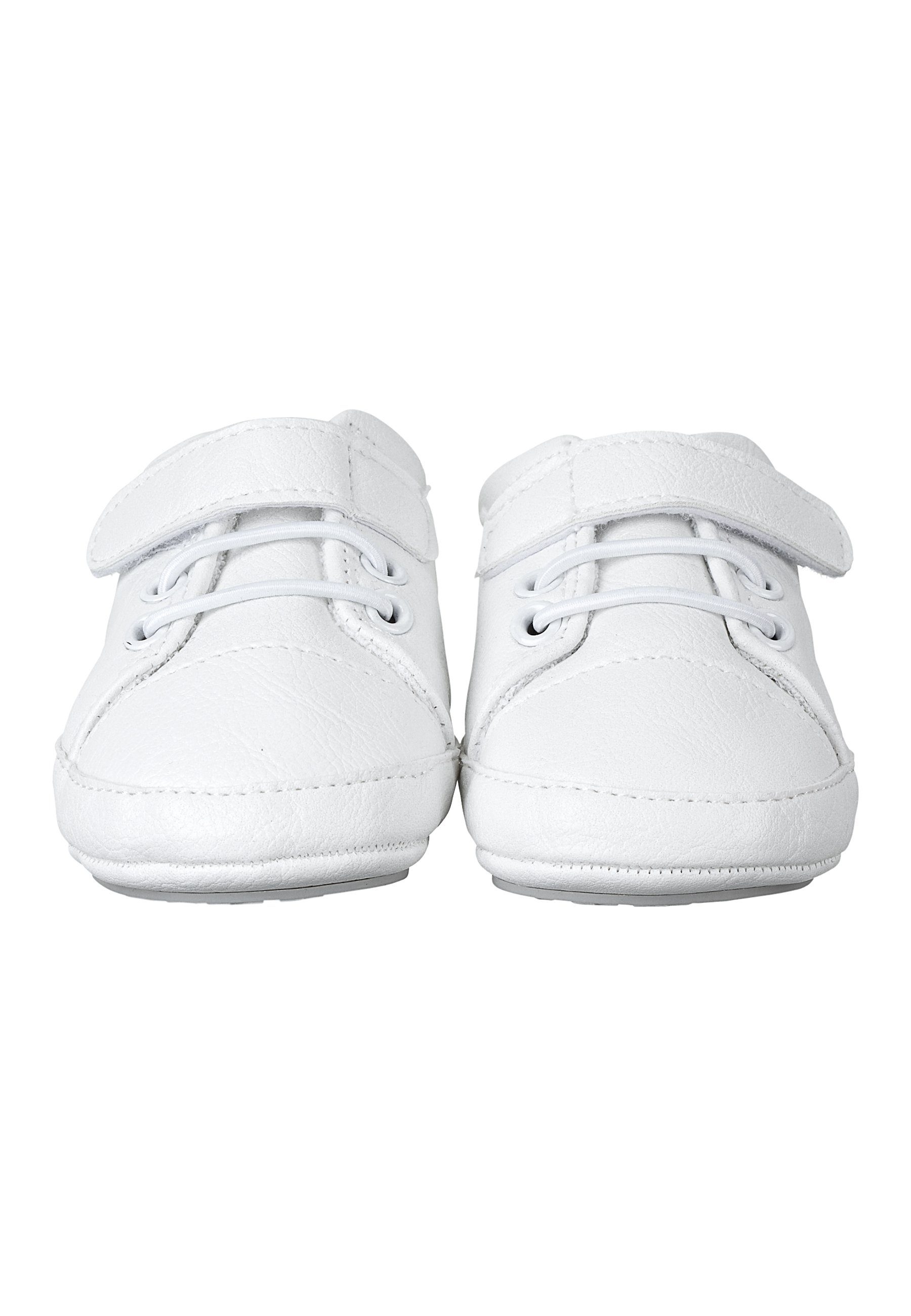 Sterntaler® Baby Schuhe uni Krabbelschuh Krabbelschuhe mit Klettverschluss, Schnürsenkel und Anti-Rutsch-Sohle – Bild 3 von 5