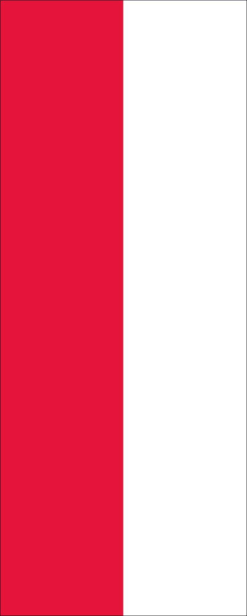 flaggenmeer Flagge Flagge Schützenfest Rot Weiß 110 g/m² Hochformat