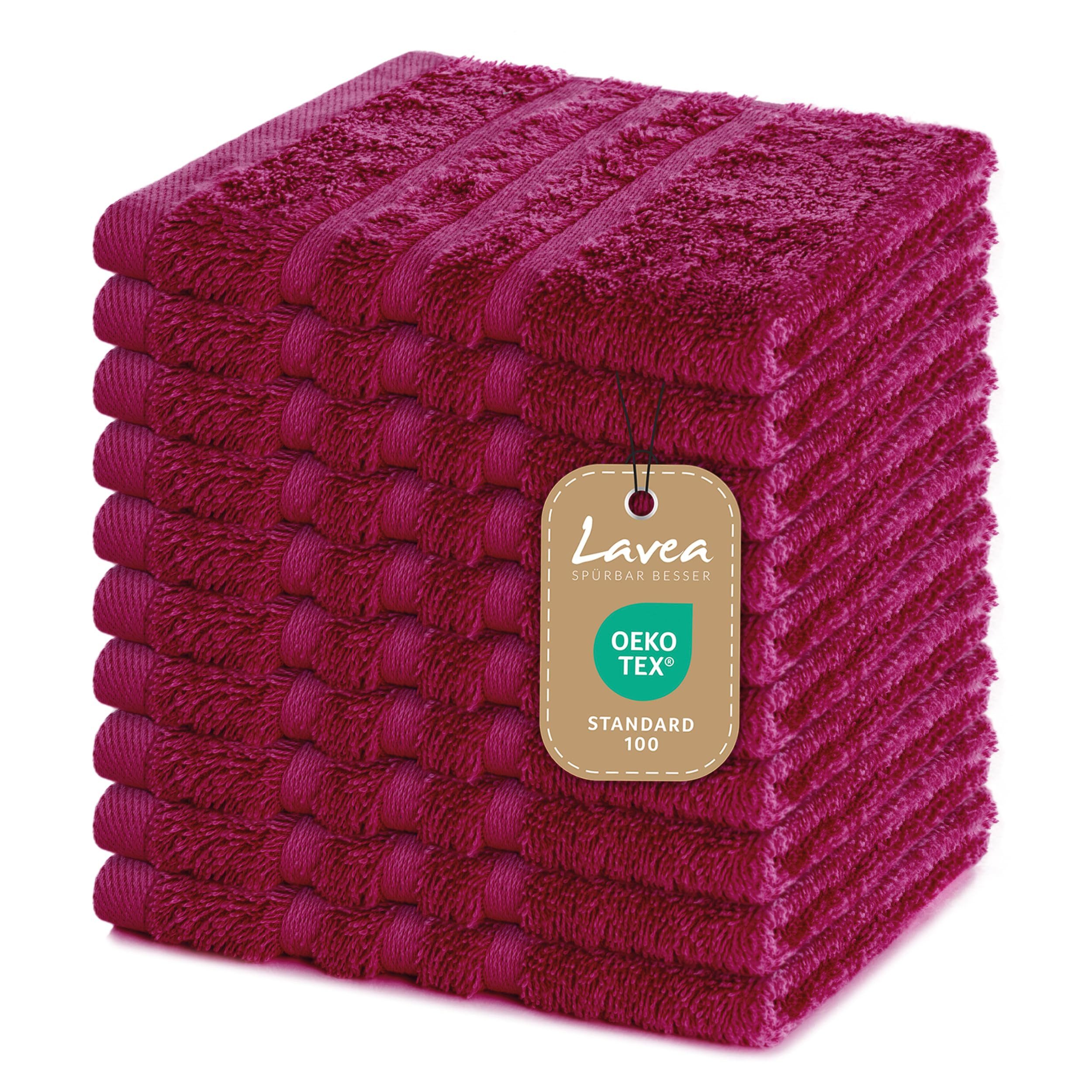Lavea Handtuch Set saugstarke Frottierserie Elena, günstig online kaufen