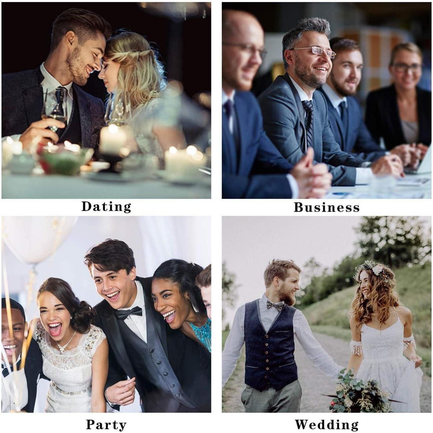 LuxusKollektion Krawatte Anzugweste Herren Hochzeit Businessweste Smoking Taschen Champagne S