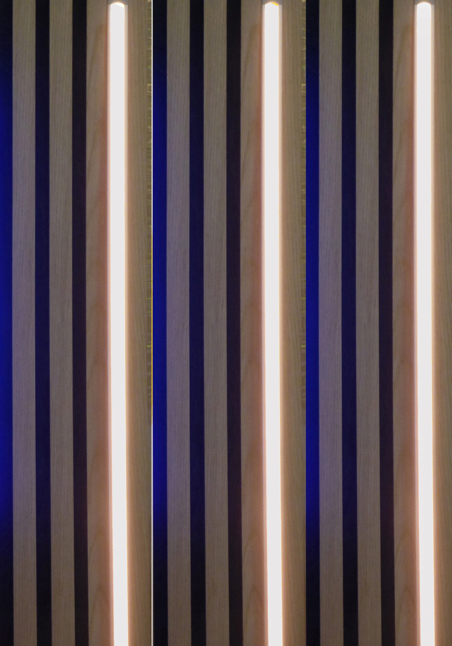 LED Dekolicht 3552 LED Leuchte Kunststoff Schiene weiß 5x50cm Netzteil Warm Weiß