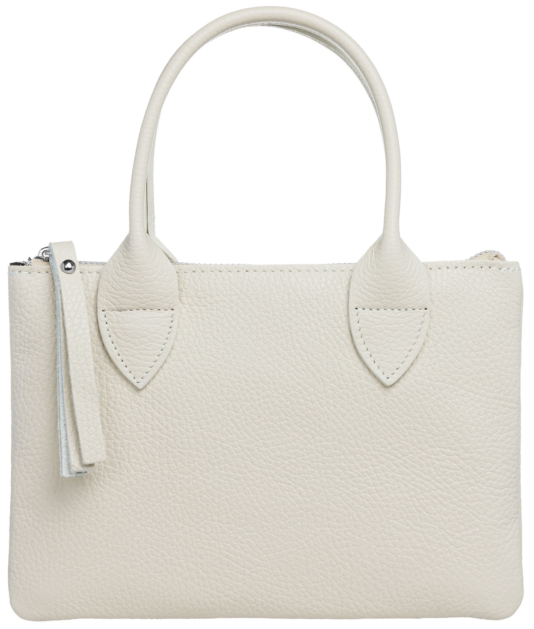 Caspar Henkeltasche Kleine Damen Leder Tasche günstig online kaufen