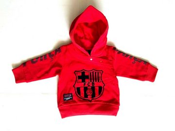 Kapuzenpullover FC Barcelona Kinder Pullover, FC Barcelona Baby Hooded Sweat, Rot kapuzen Pullover.