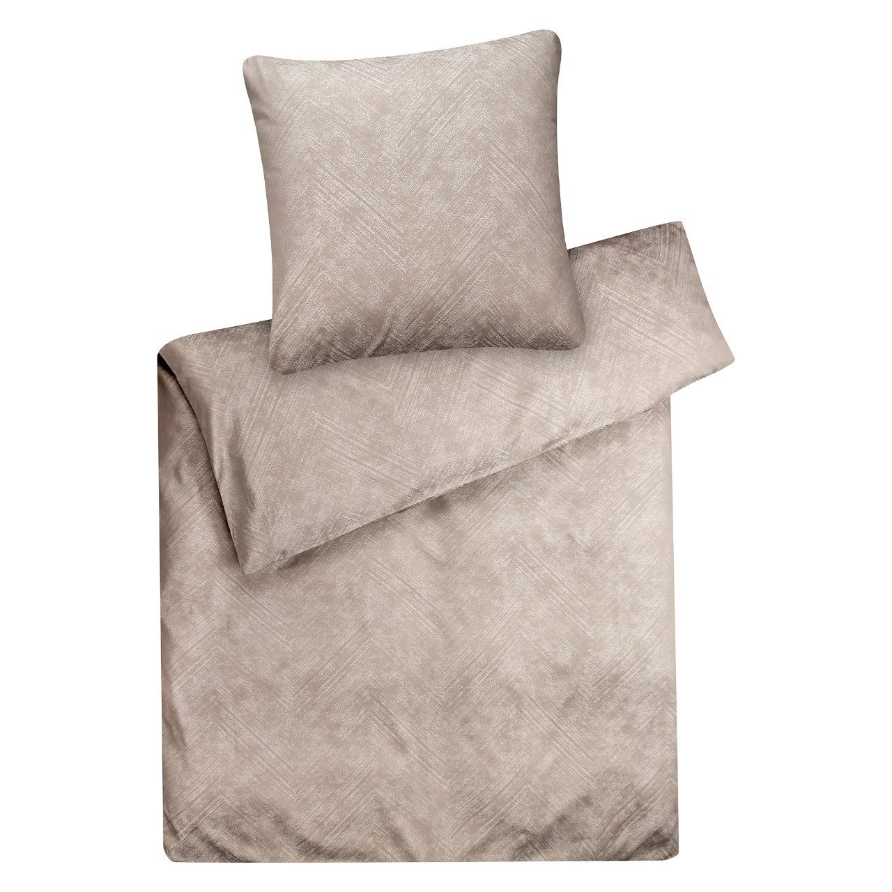 Bettwäsche Bettwäsche Set "Soft Herringbone Distressed", Blank Home, Jacquard