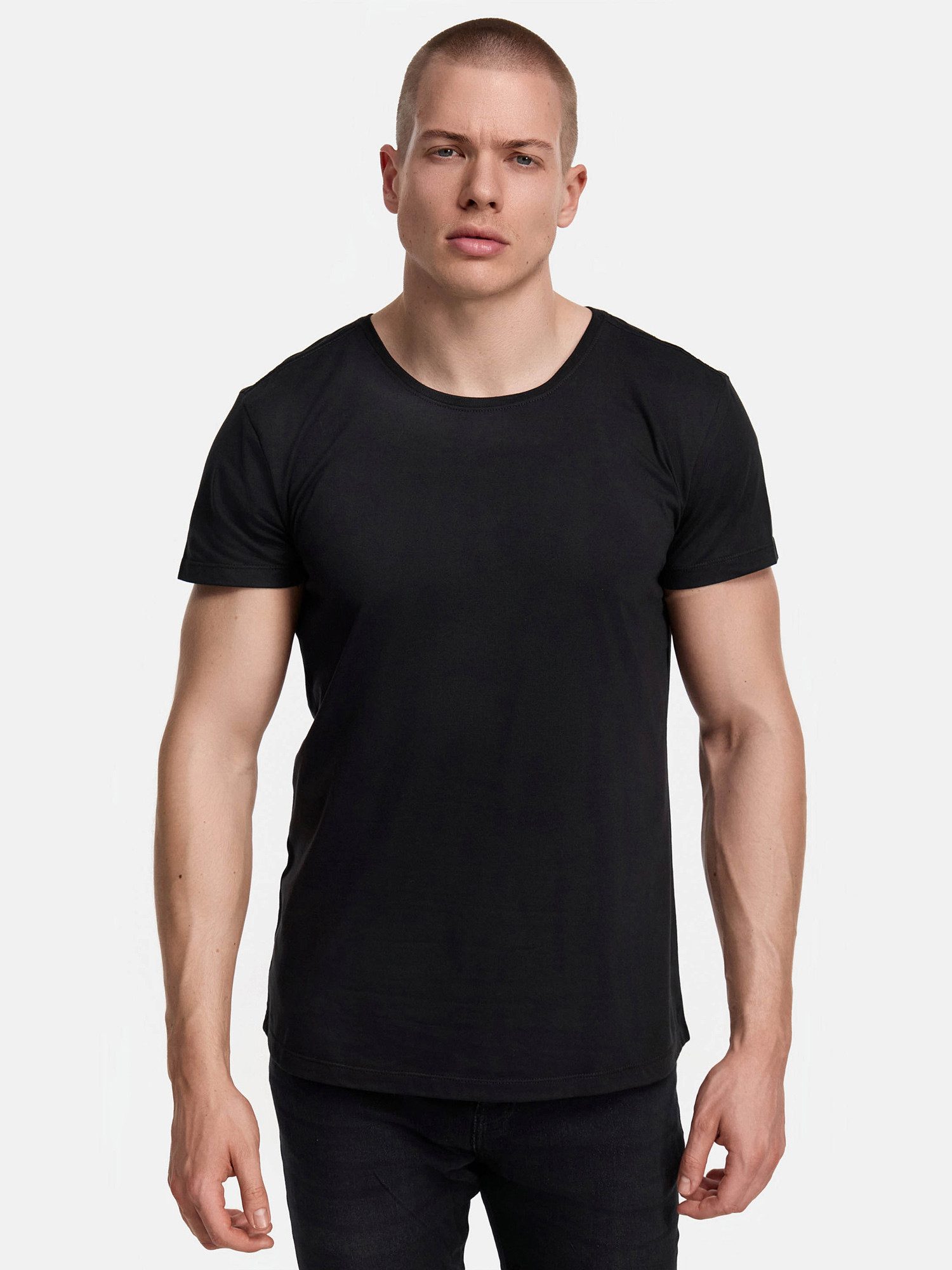Tazzio T-Shirt E106 (Packung, 7-tlg., 7er-Pack) Herren Basic Rundhalsshirt