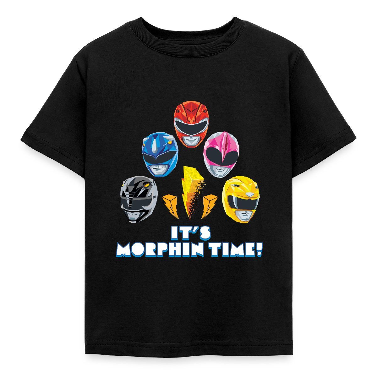 Spreadshirt T-Shirt Power Rangers 5 Rangers It's Morphin Time Kinder T-Shirt (1-tlg)