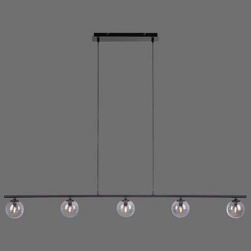 Paul Neuhaus LED Pendelleuchte LED Pendelleuchte Widow in Schwarz 5x 3W 1500lm G9 5-flammig, keine Angabe, Leuchtmittel enthalten: Ja, LED, warmweiss, Hängeleuchte, Pendellampe, Pendelleuchte
