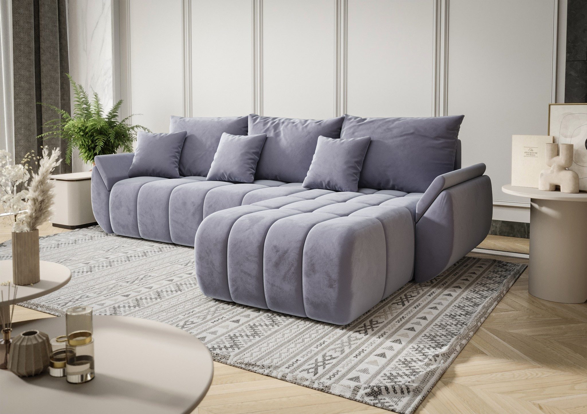 Fun Möbel Ecksofa Schlafsofa Sofa OSAKA günstig online kaufen