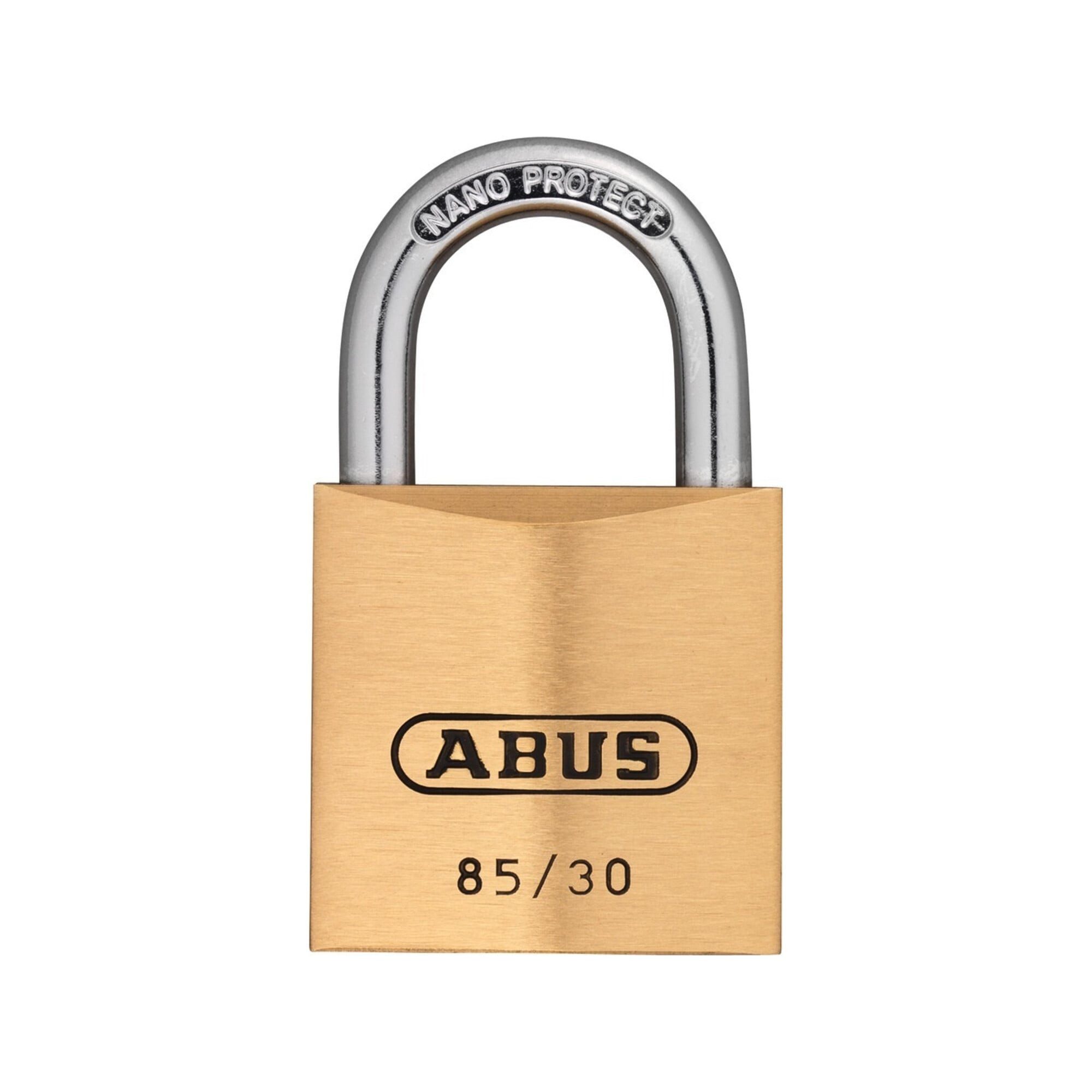 ABUS Zylinder Zylindervorhangschloss 85/30 Schlosskörper-B.30mm MS versch.-schl.ABUS