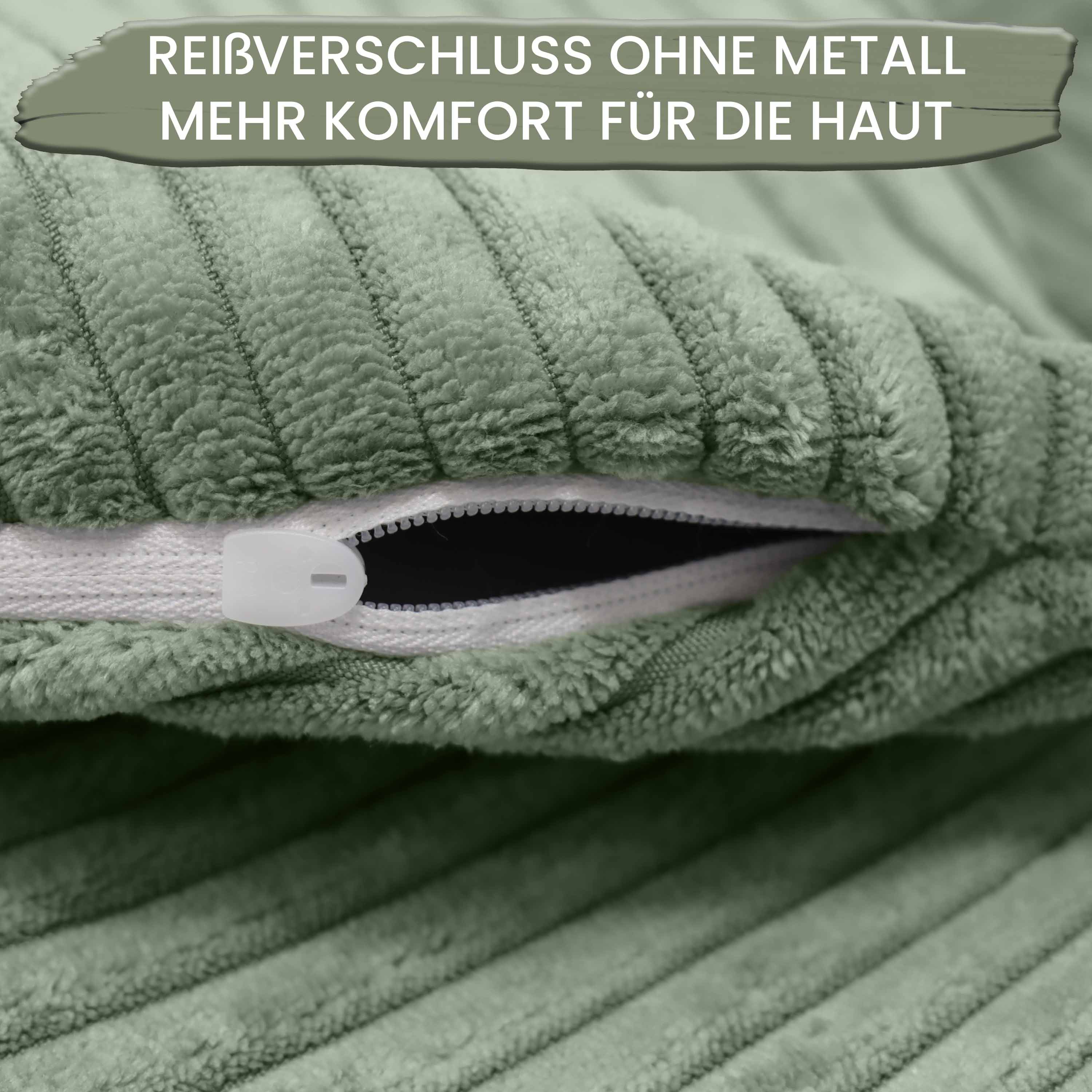 Amilian Kissenbezüge 2er Set Kissenhüllen - Sofakissenbezug & Couchkissenbezug, (2 Stück), 40x40 cm, Kissenhülle für Kissen, Dekokissen, Zierkissen, Sofakissen – Bild 2 von 5