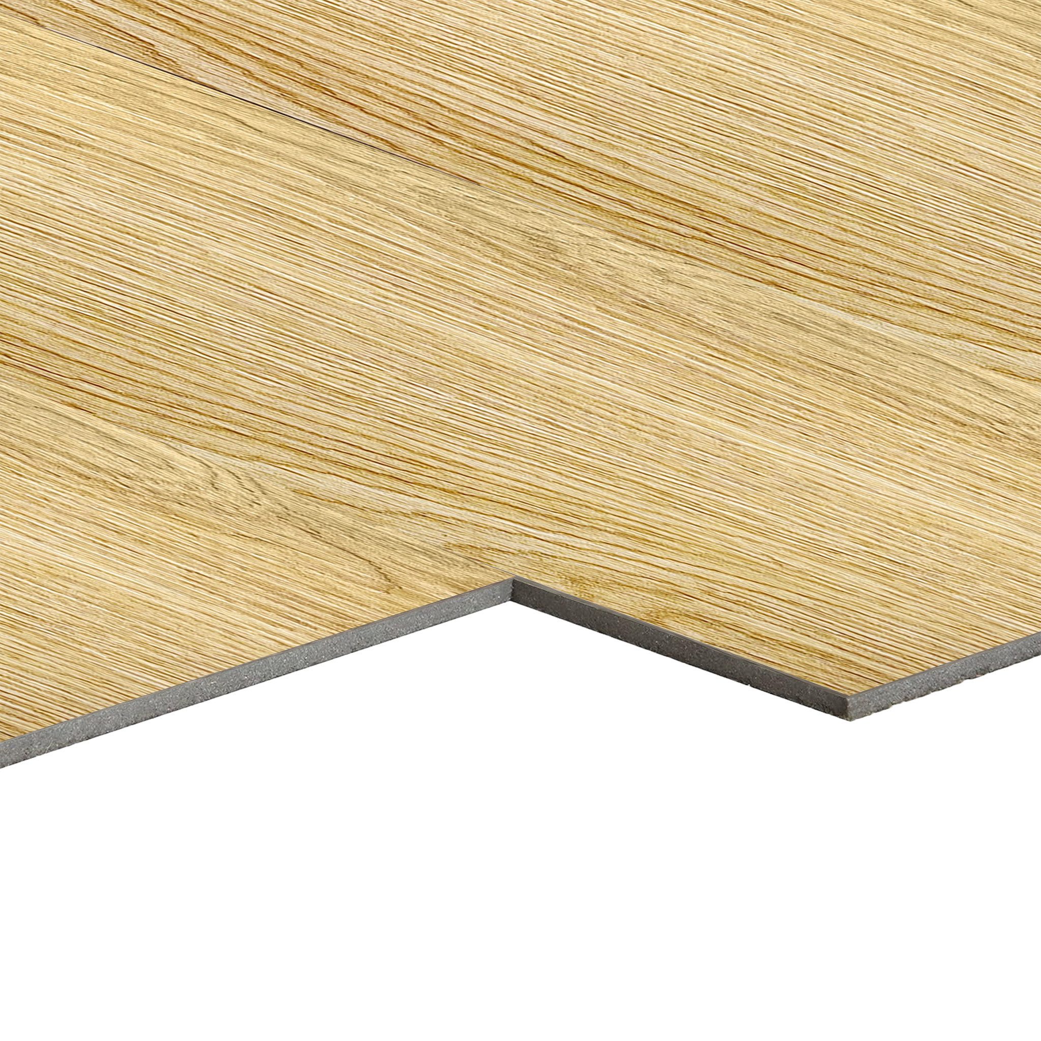 FIVMEN Vinylboden PVC Bodenbelag Selbstklebend, Holzmaserung Dielen, Bodenfliesen, 18/36 Stück, 2.51/5.2 m² Schneidbar Fliesen für Schlafzimmer, Küche