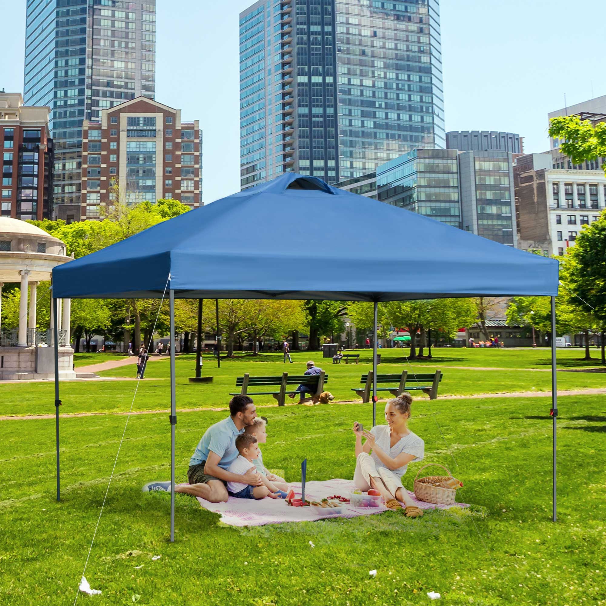 Outsunny Faltpavillon 3x3m, wasserabweisend stabil winterfest, günstig online kaufen