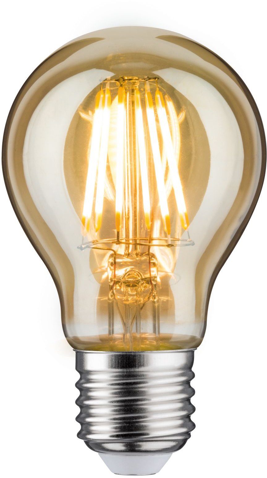 6,5 W 3 goldlicht, E27, Pack Warmweiß LED-Leuchtmittel Paulmann 3er St.,