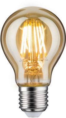 Paulmann LED-Leuchtmittel 3er Pack 6,5 W goldlicht, E27, 3 St., Warmweiß