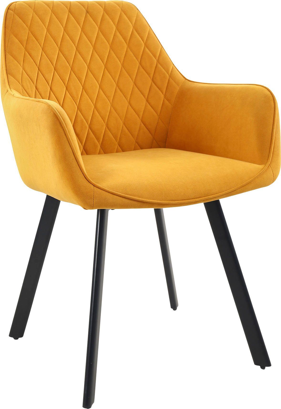 SalesFever Armlehnstuhl "Komfortabler Esszimmerstuhl im eleganten Stil", (S günstig online kaufen