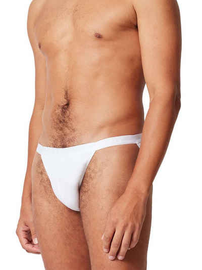 Skiny Slip Herren Tanga 2er Pack Cotton Rib (Packung, 2-St) -