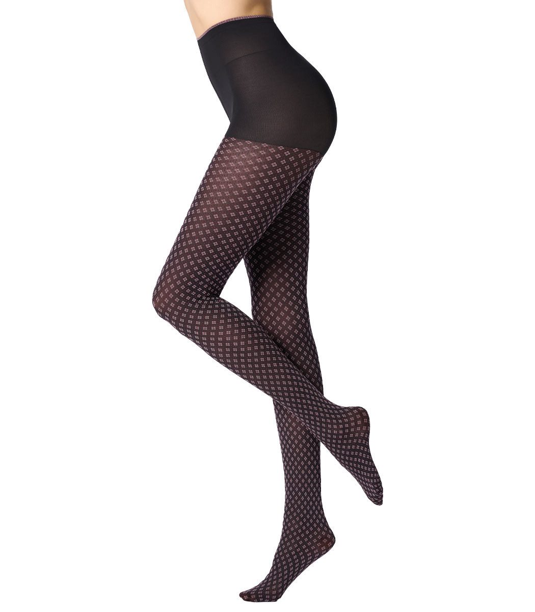 Oroblú Strumpfhose TIE PATTERN 50 DEN 50 DEN (Packung 1 St. 1er-Pack) elegant