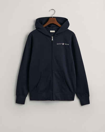 Gant Kapuzensweatjacke PRINTED GRAPHIC FULL ZIP HOODIE