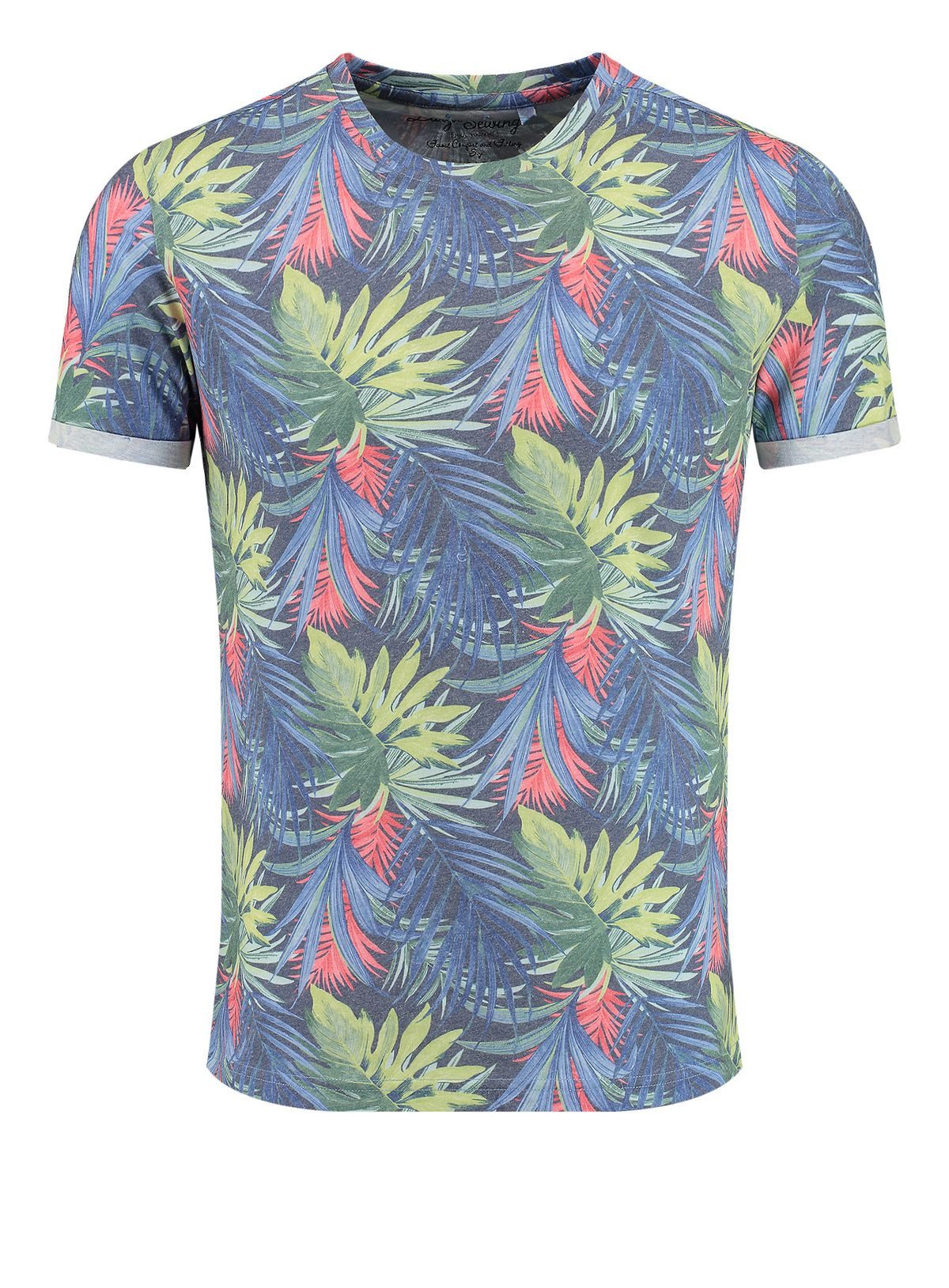 Key Largo T-Shirt MT00488 Leaf Hawaii günstig online kaufen