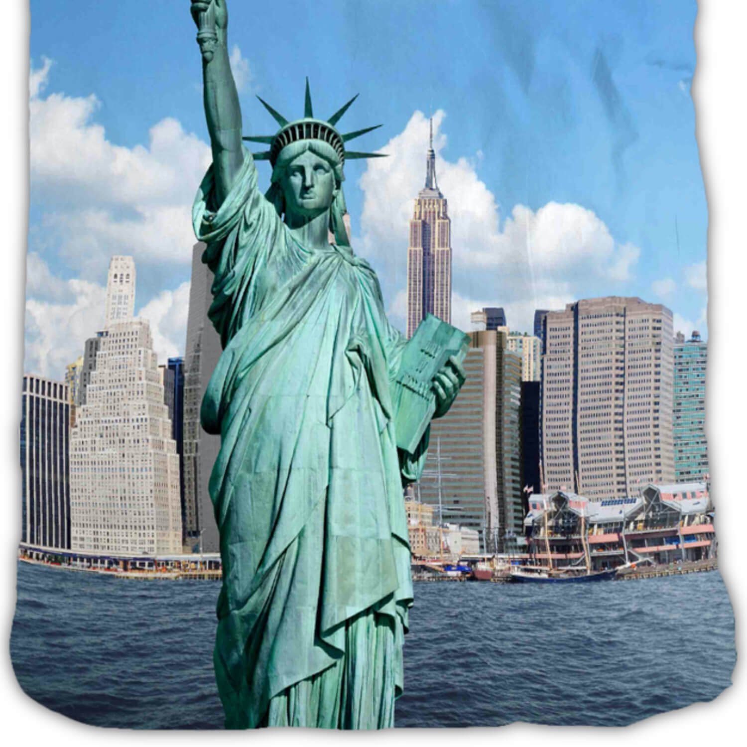 ESPiCO Bettwäsche New York, Renforcé, 2 teilig, Digitaldruck, Freiheitsstatue, USA