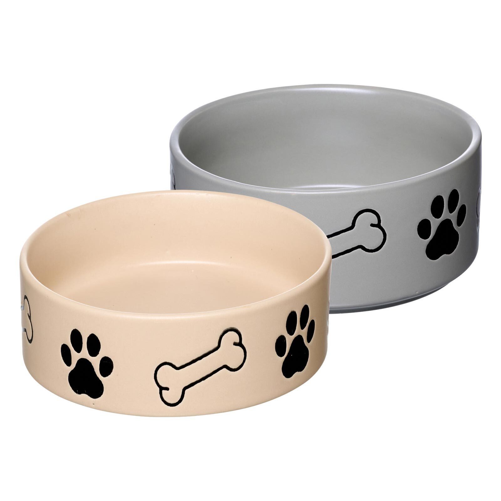 Ritzenhoff & Breker Futternapf Mika Dog Futternäpfe ø 18,5 cm 2er Set, Steingut