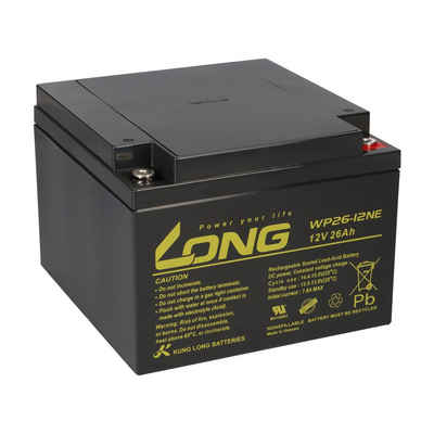 Kung Long Elektromobil Scooter Batterie Akku 12V 26AH zyklenfest Elektromobil-Akku