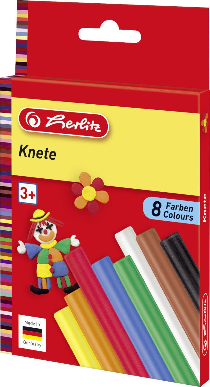 Thumbnail - Herlitz Bastelfilz herlitz Knete 8 Stangen farbig