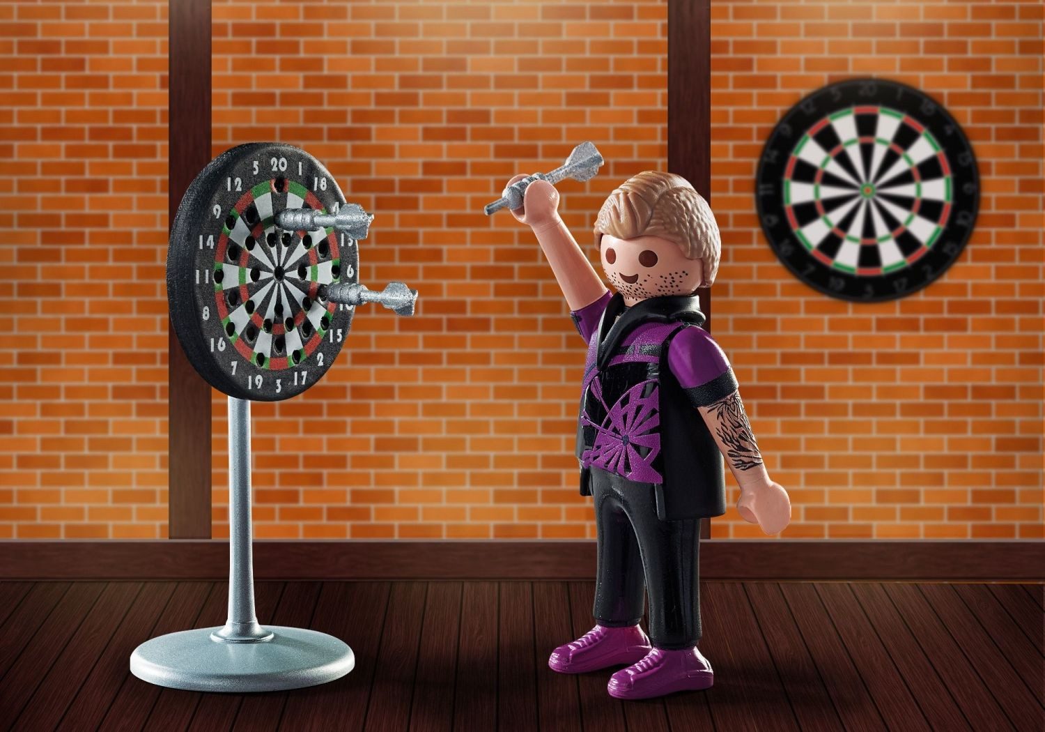 Playmobil® City Life Dartspieler Konstruktions-Spielset, (Dartspieler), Made in Europe