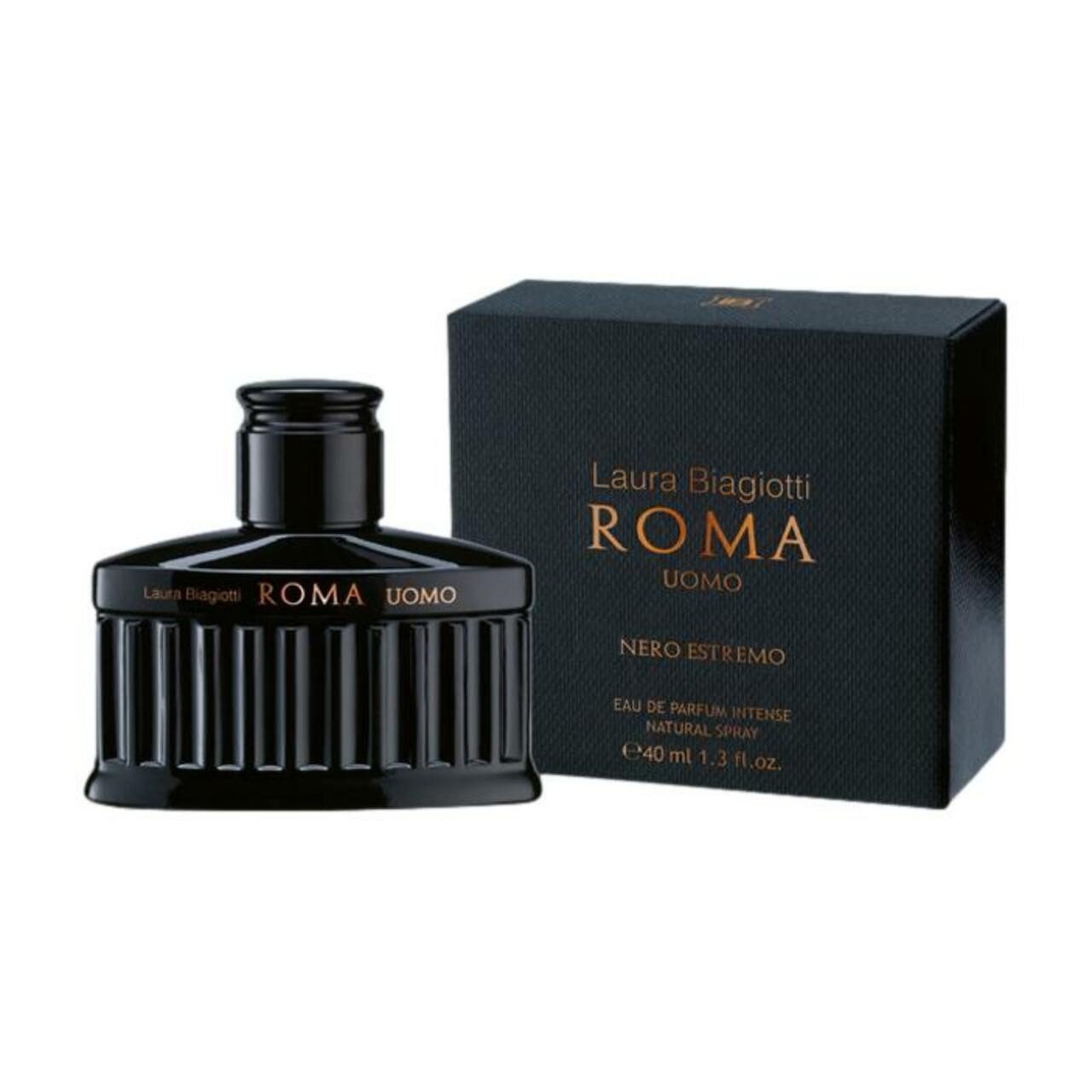 Laura Biagiotti Eau de Parfum Roma Uomo Nero Estremo EdP Nat. Spray, Herrenduft, Fougère