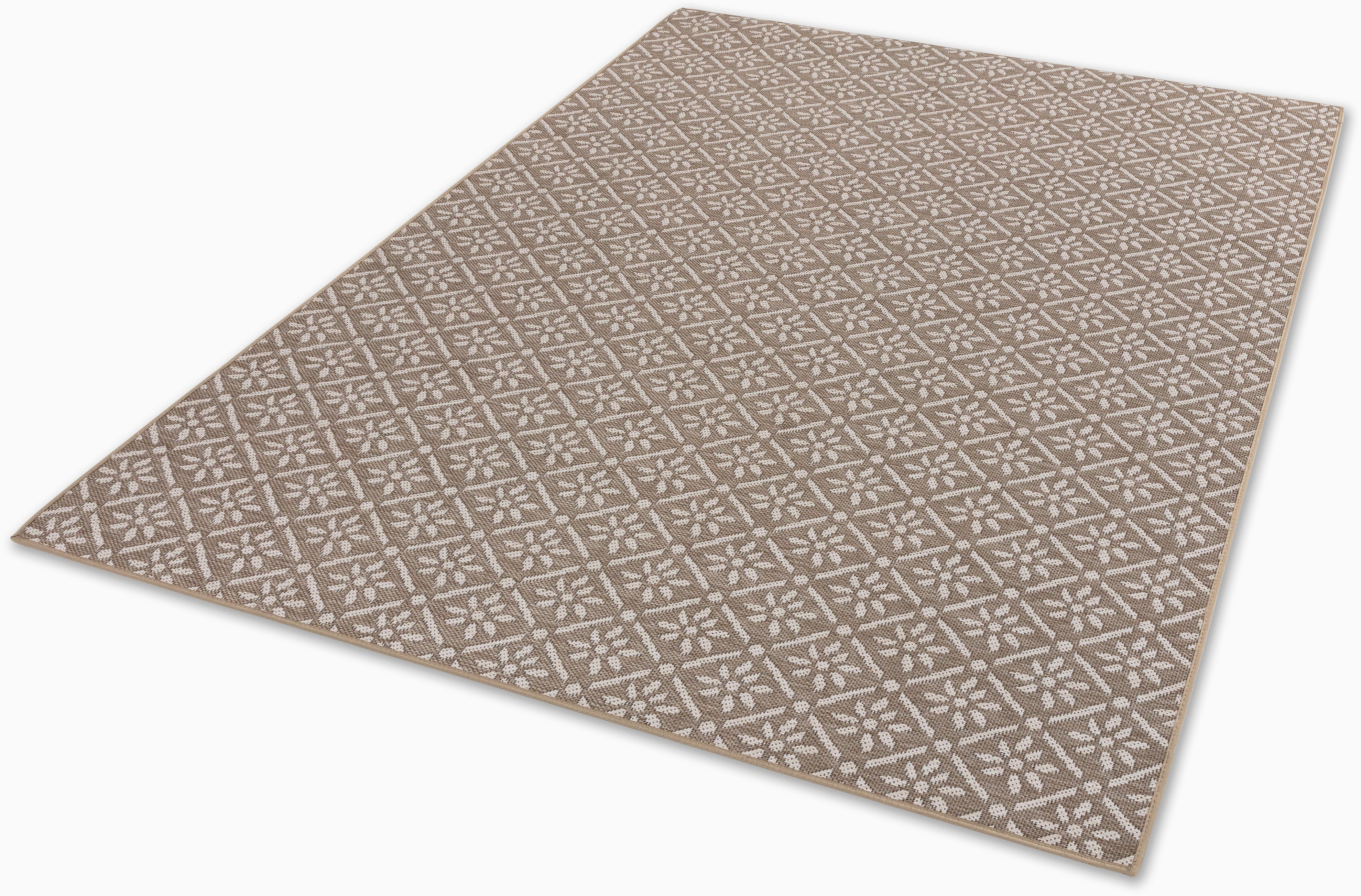 Teppich Parkland 6351 221, SCHÖNER WOHNEN-Kollektion, rechteckig, Höhe: 5 mm, In- und Outdoor geeignet, eleganter Flachflorteppich | Kurzflor-Teppiche