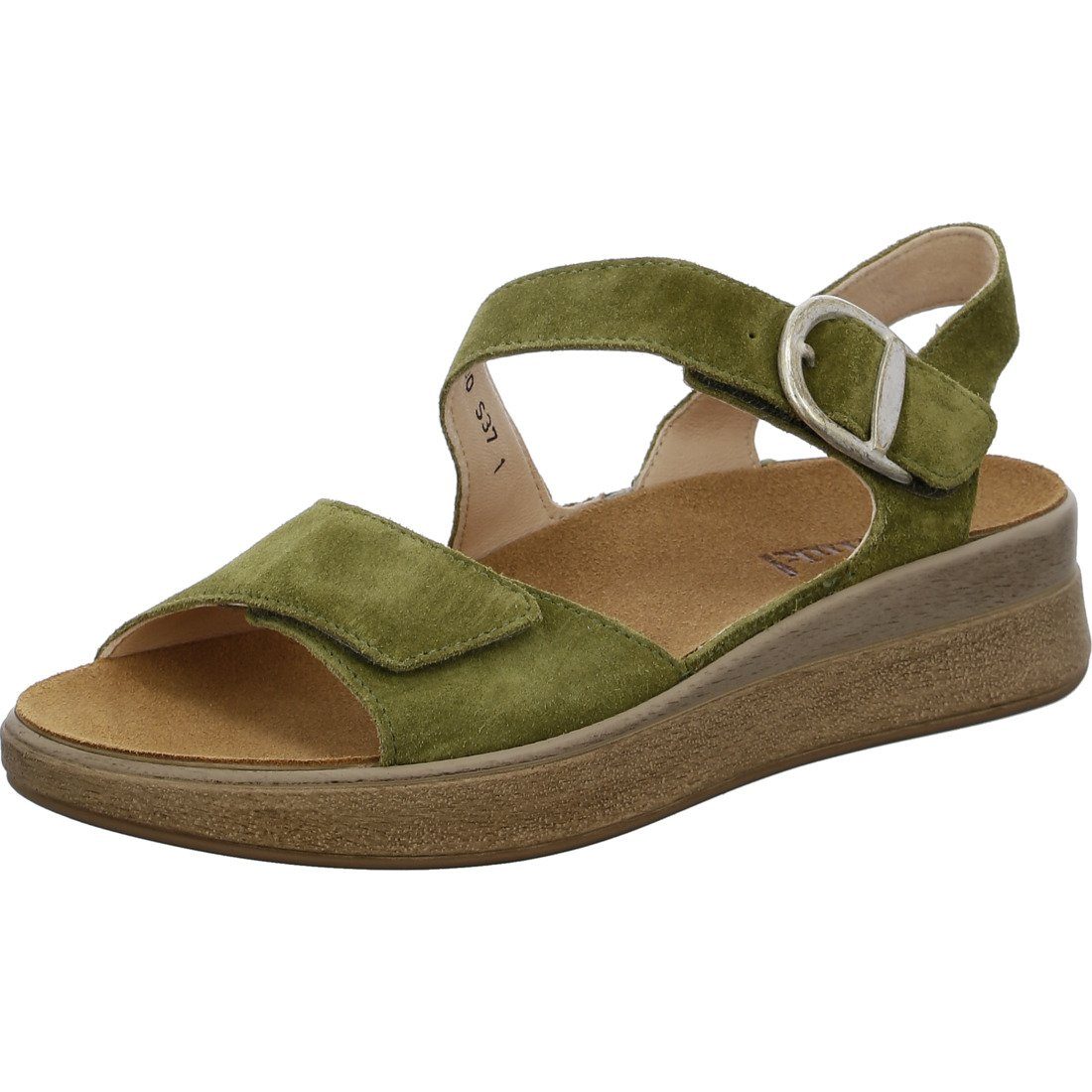 Sandalette Sandalette Think! - Schuhe, Think! Velours grün Meggie 046096