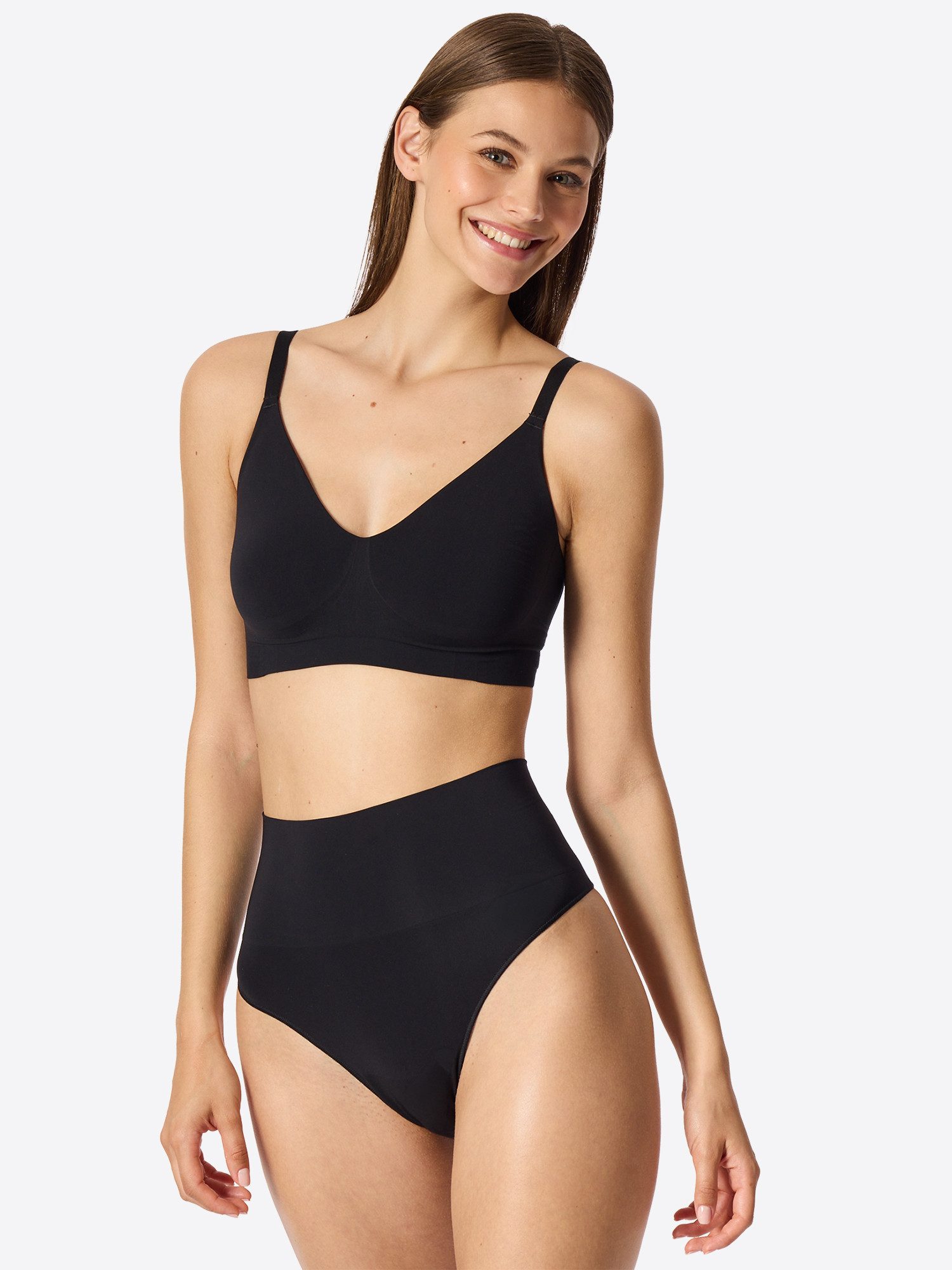 Schiesser Shapingtop Seamless Contouring Formtop, Shapewear Top, Bauchweg Top