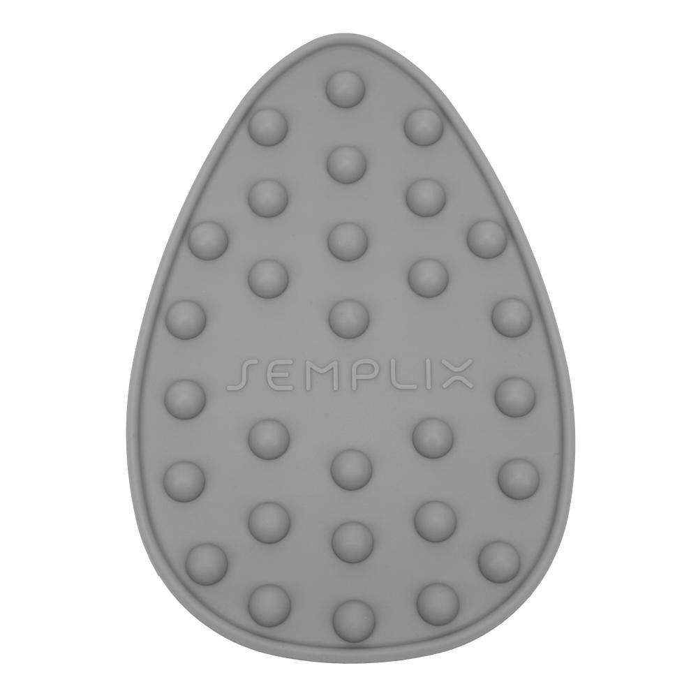 Semplix Bügeleisenunterlage - Mini aus Silikon grau 10,5 x 15,5 cm