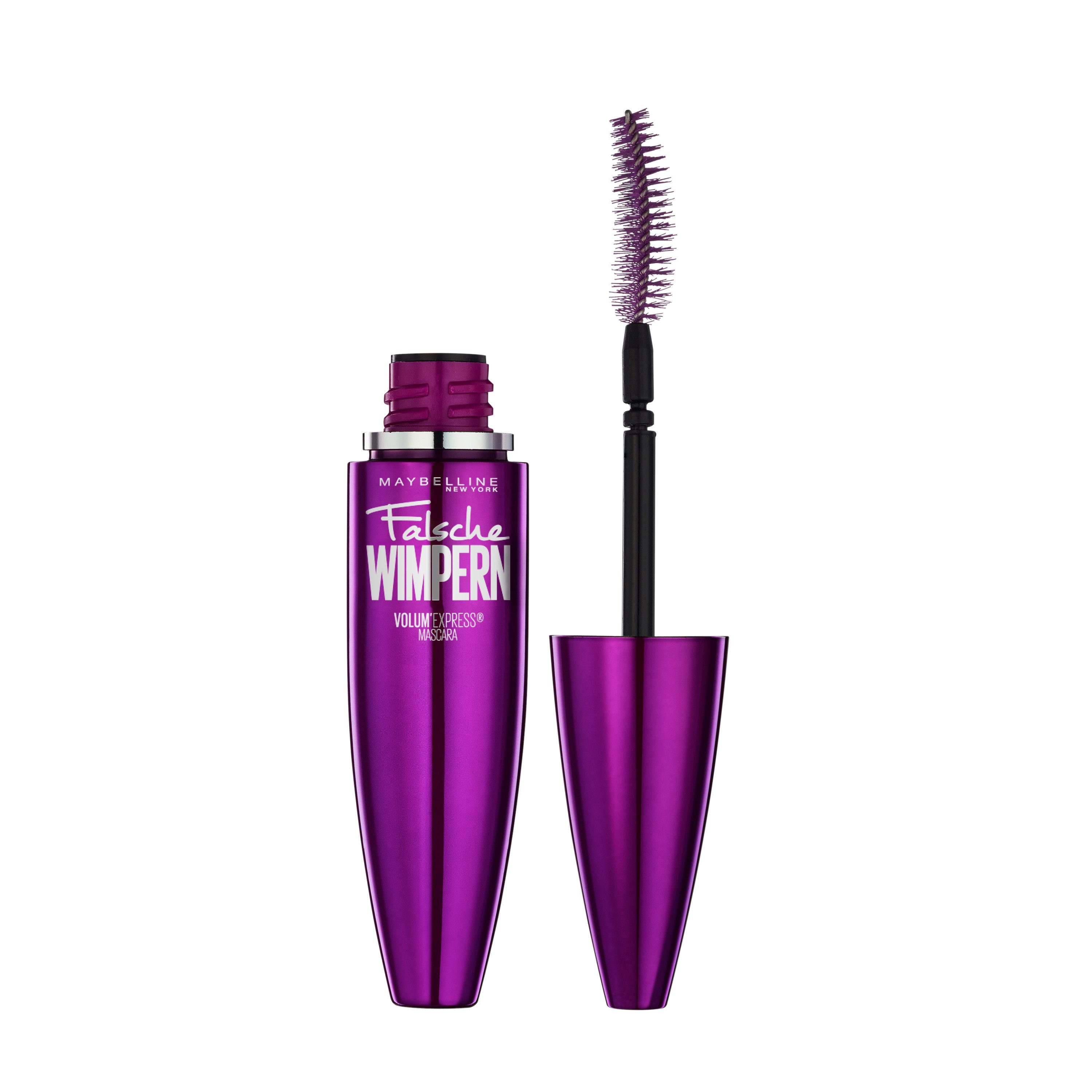 MAYBELLINE NEW YORK Mascara Volum' Express Falsche Wimpern, mit patentierter Löffelbürste