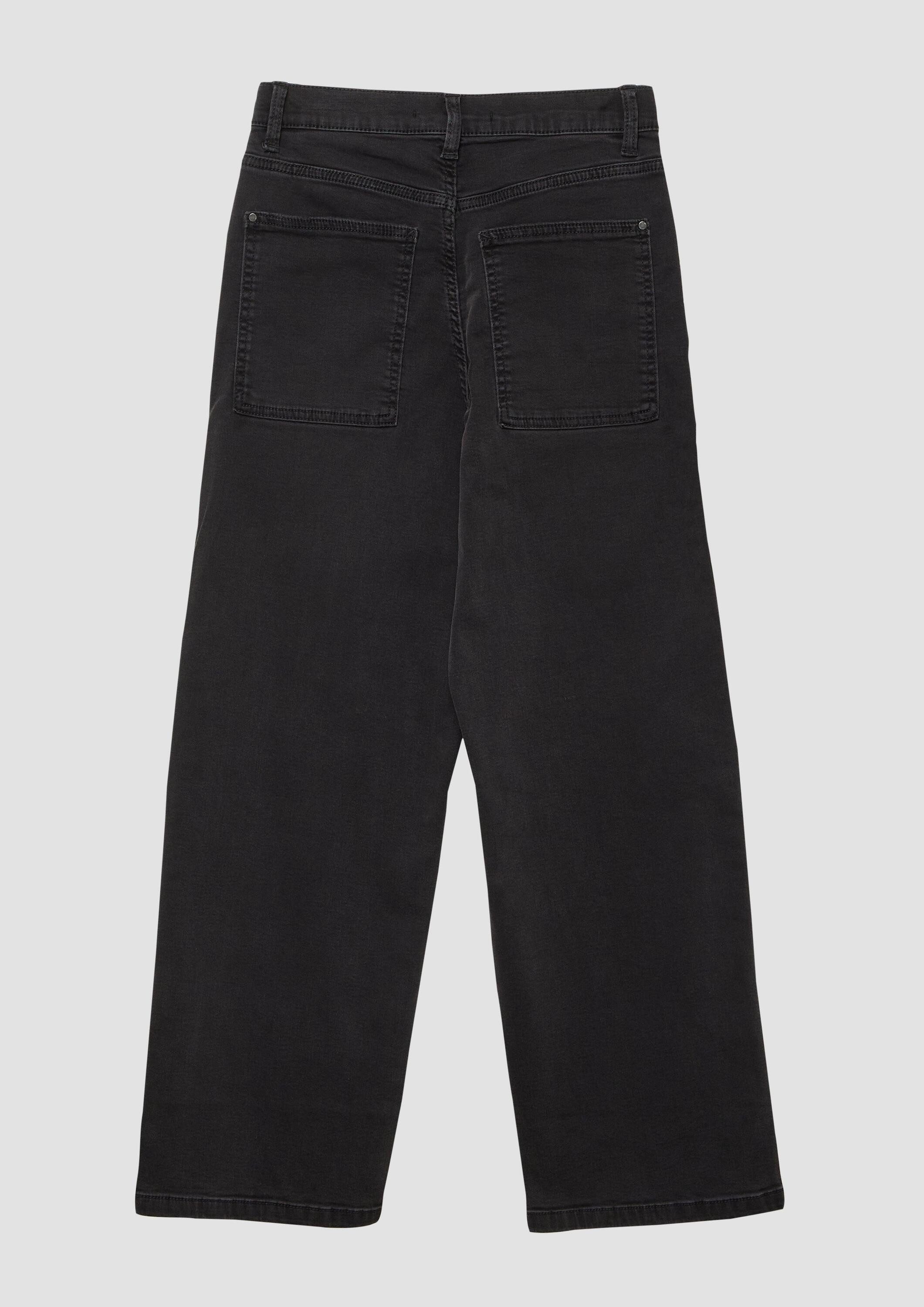 s.Oliver Weite Jeans Jeans-Hose BAGGY Jeans Baggy / Relaxed Fit / Mid Rise / Wide Leg / soft & warm