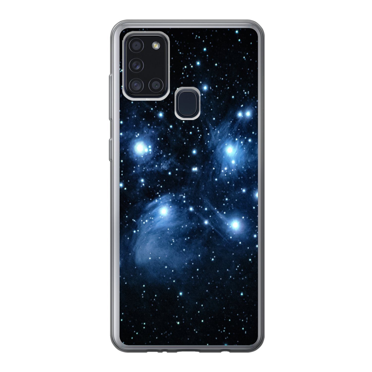 MuchoWow Handyhülle für Samsung Galaxy A21s Universum - Planeten - Sterne - Jungen - Mädch, Smartphone-Bumper, Print, Handy Schutzhülle Dünn