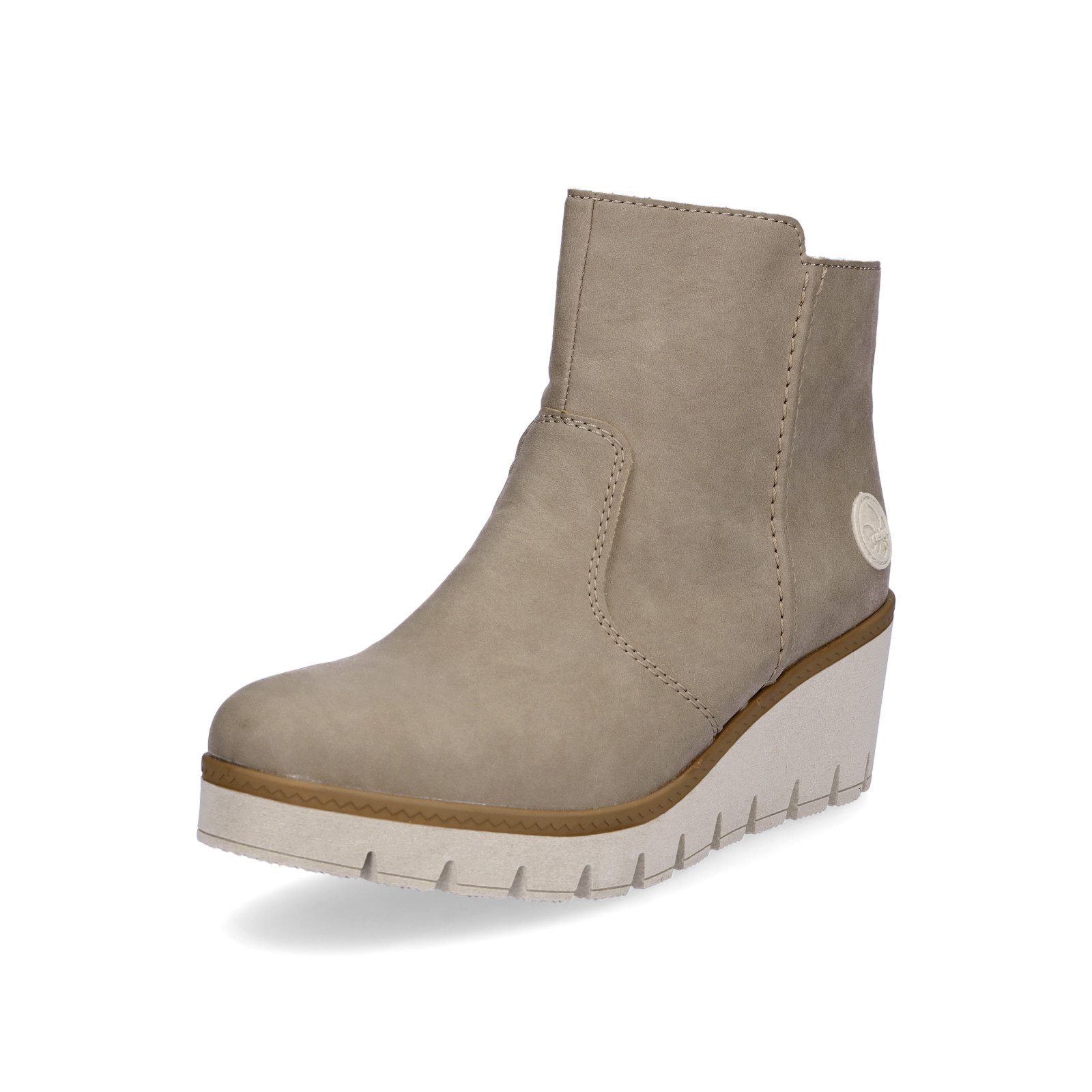 Rieker Damen Stiefelette beige Stiefelette