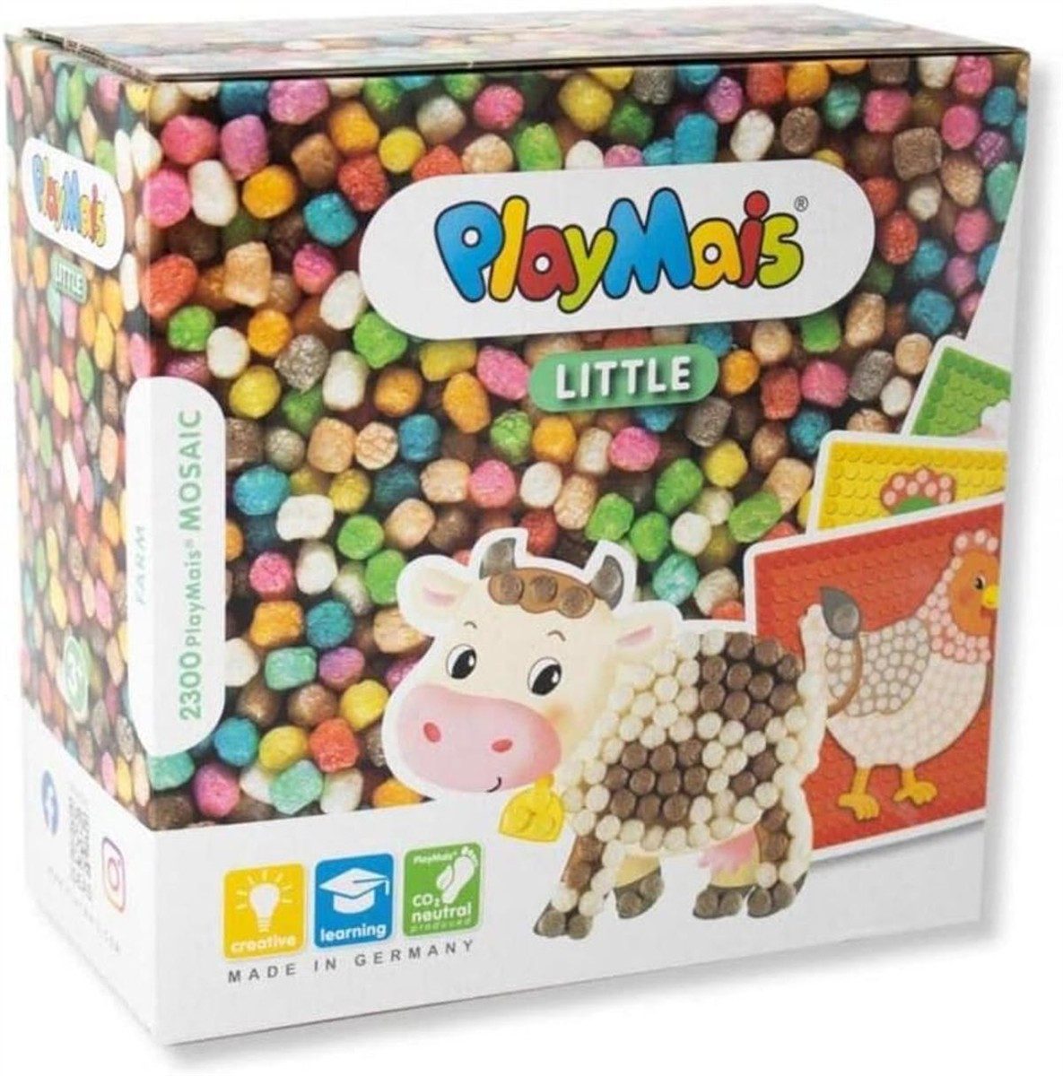 PlayMais Kreativset PlayMais 160255 PlayMais Mosaic Little Farm, Bastelset 3+