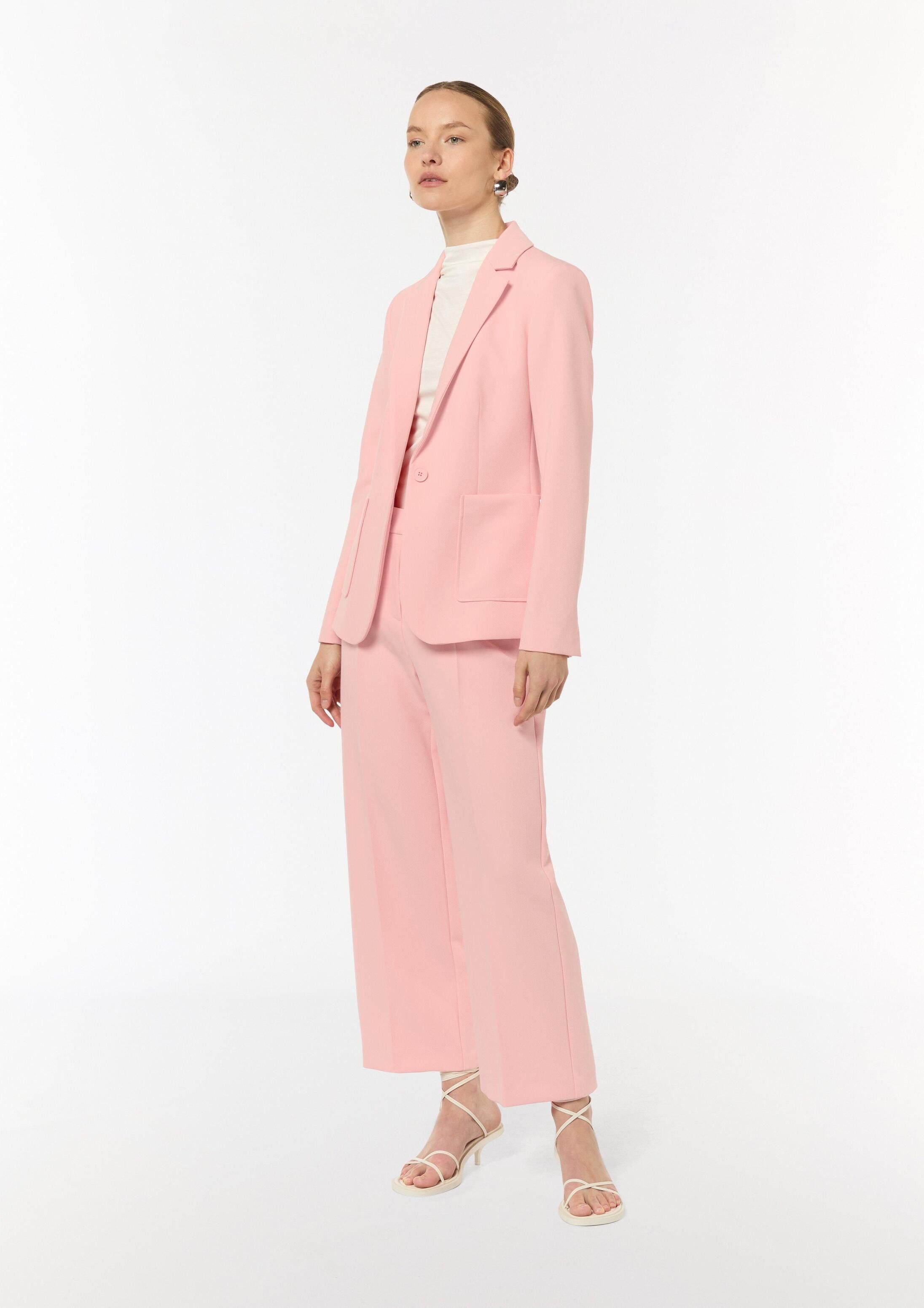 comma Jackenblazer Indoor-Blazer Blazer mit Herringbone-Muster