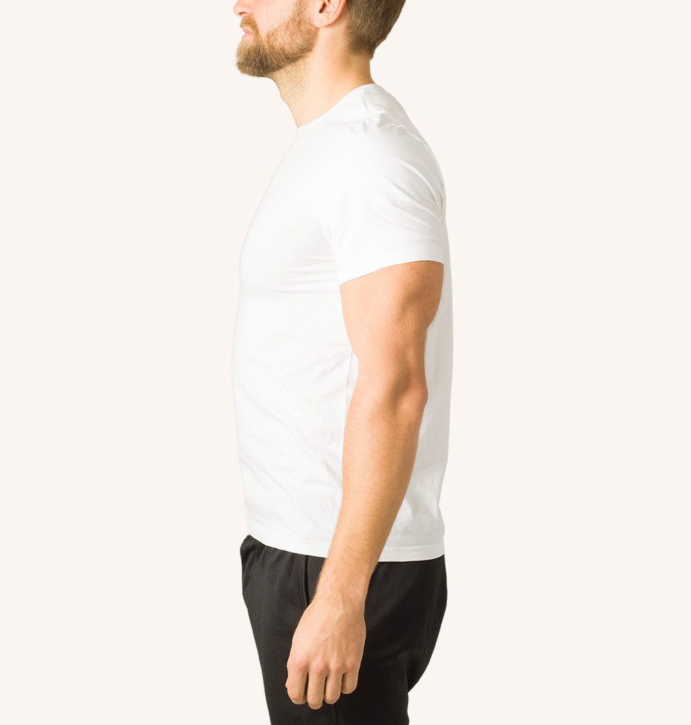 Swedish Posture Funktionsshirt ALIGNMENT POSTURE T-SHIRT HERREN - für eine aufrechte Körperhaltung aus Baumwolle