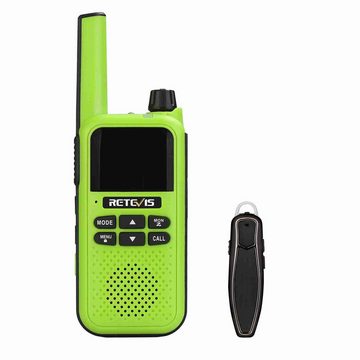 Retevis Walkie Talkie RA619,mit Bluetooth Headset,Vibration,SOS Alarm, VOX,Geschenk(2 Stück), Wiederaufladbares 2 Wege Radio für Reiten, Jagd, funkgeräte set