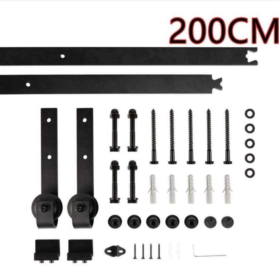 JEOBEST Schiebetür Schiebetürsystem Komplett-Set Schiene Schiebetürbeschlag günstig online kaufen