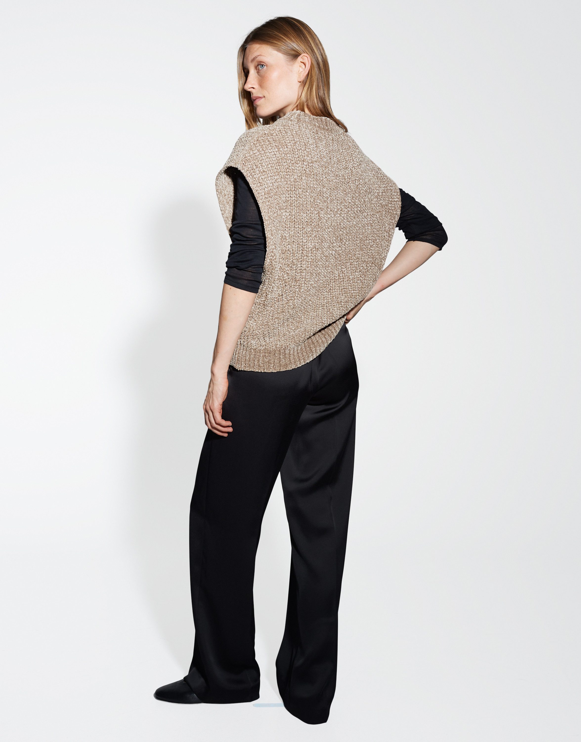 OPUS Pullunder PEXTO Loose aus Chenillegarn günstig online kaufen