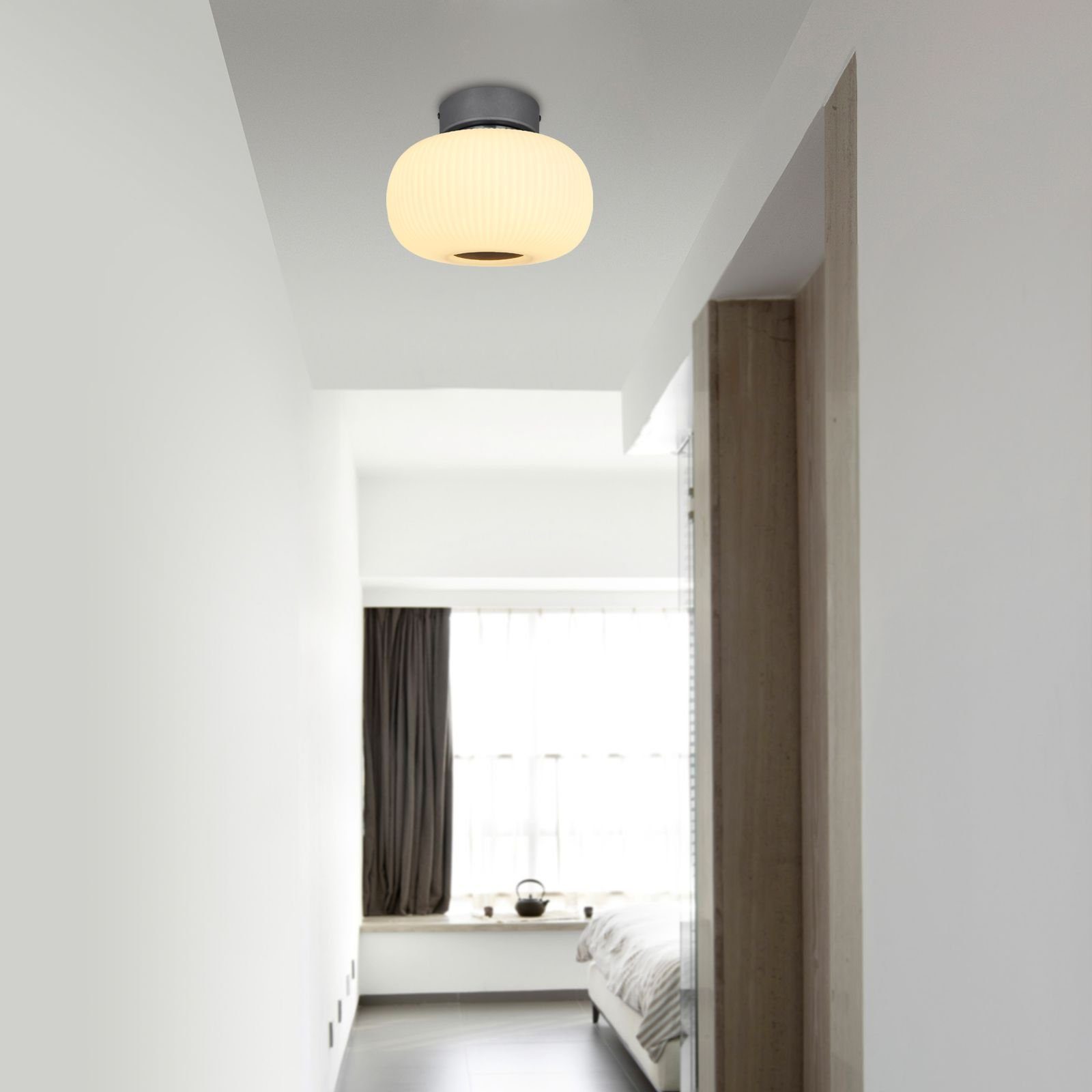 Deckenleuchte Deckenleuchte Deckenlampe Wohnzimmer dimmbar LED Schlafzimmer GLOBO Globo