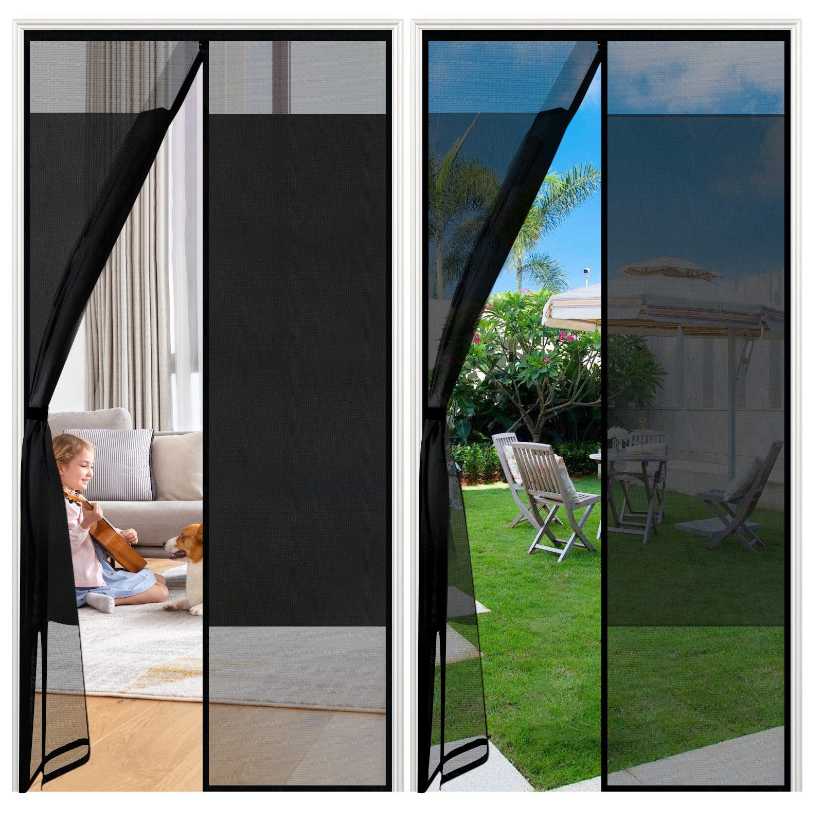 Sekey Insektenschutz-Tür Sichtschutz Türvorhang mit Magnet günstig online kaufen